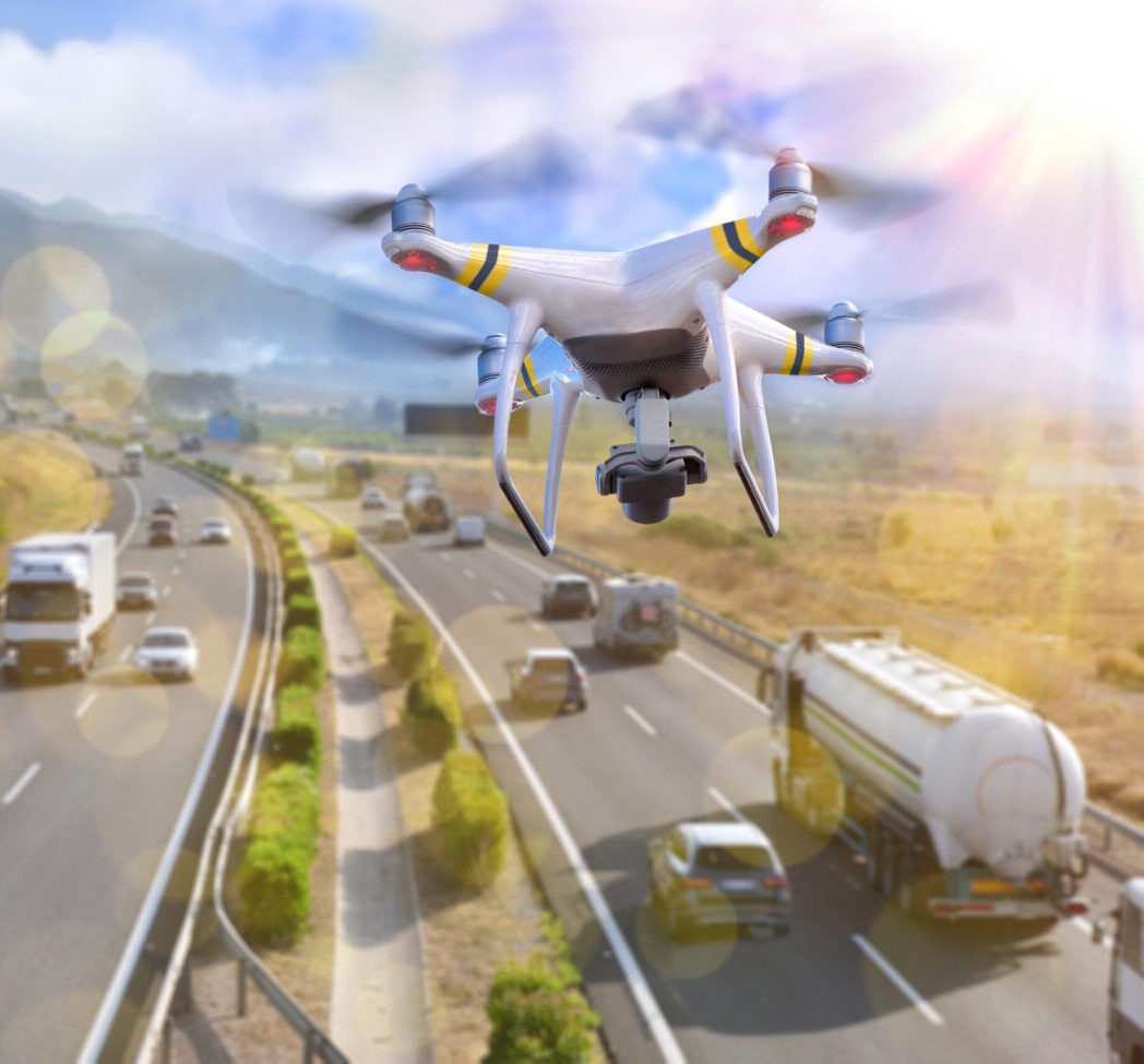 Traffic monitoring solution : tether drone