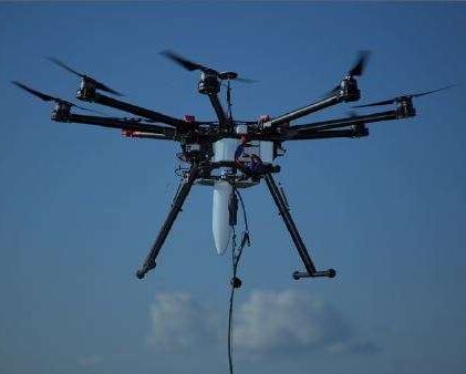 mobile repeaters tether drone solution 